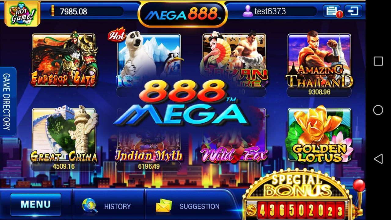 Mega888 Casino Slots Welcome Bonus for PNG